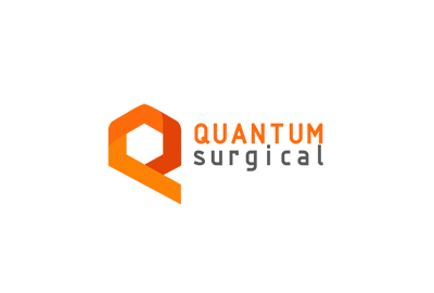 Logo de quantum surgical, client de DEVENSYS